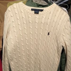 Cable Polo sweater